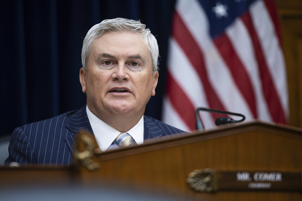 House Oversight and Accountability Committee Chair James Comer (R-Ky.) speaks during a hearing on Capitol Hill July 10, 2024. 