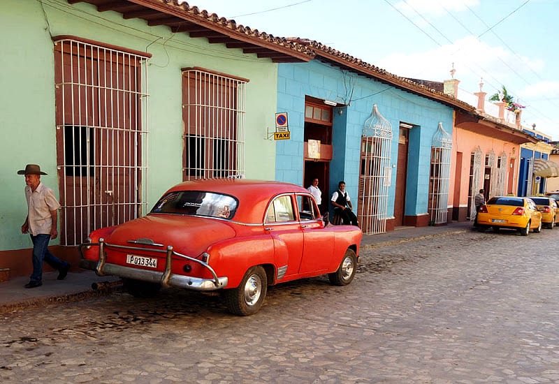 Common street scene you will see when you visit Cuba