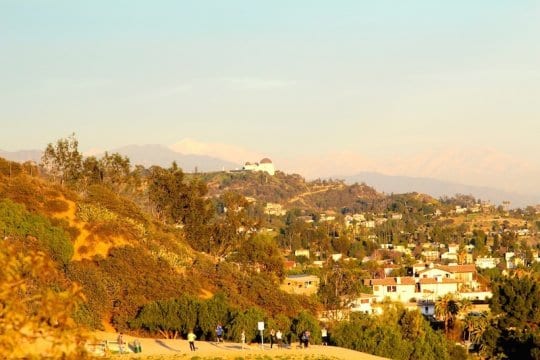 Hiking in Griffith Park, Los Angeles, California