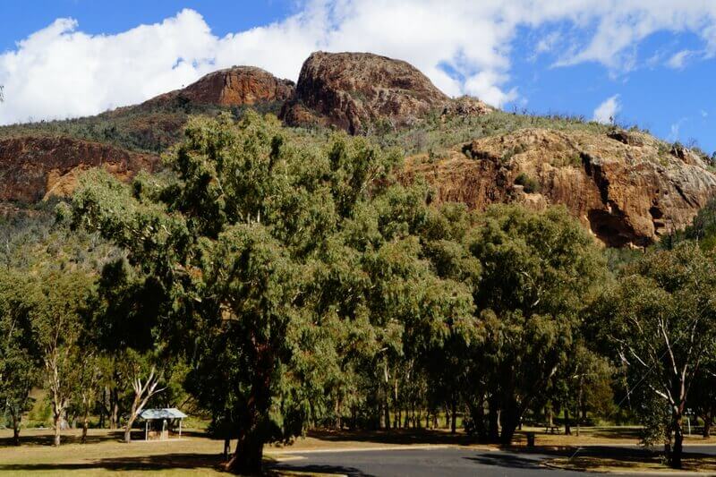 As far as picnic areas go, the views from this one in Warrumbungle National Park are pretty special