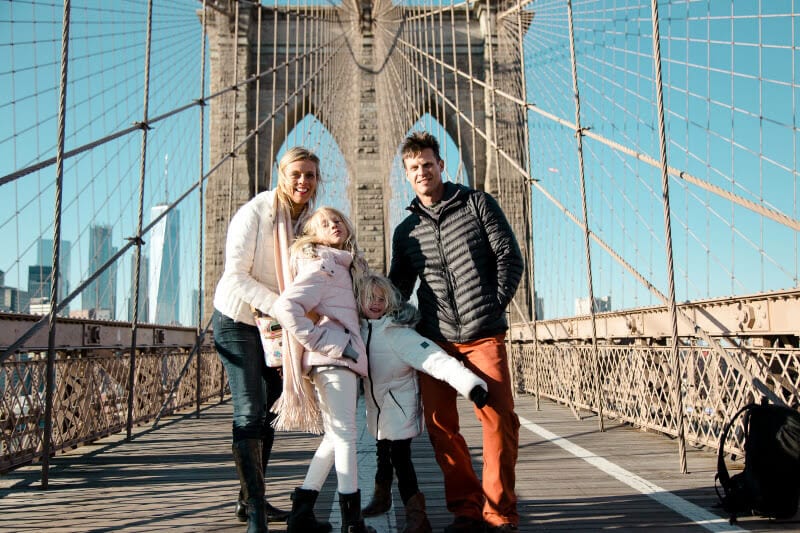 Walk the Brooklyn Bridge - one of the best things to do in NYC with kids