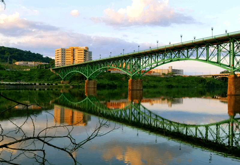 The Tennessee River in Knoxville